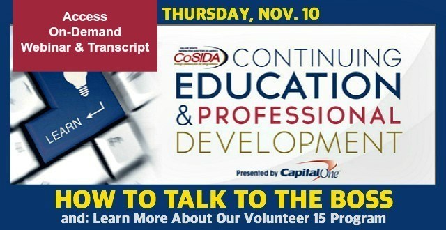 On-Demand Webinar & Transcript: How To Talk To The Boss/More on Volunteer 15 Program (Nov. 10)